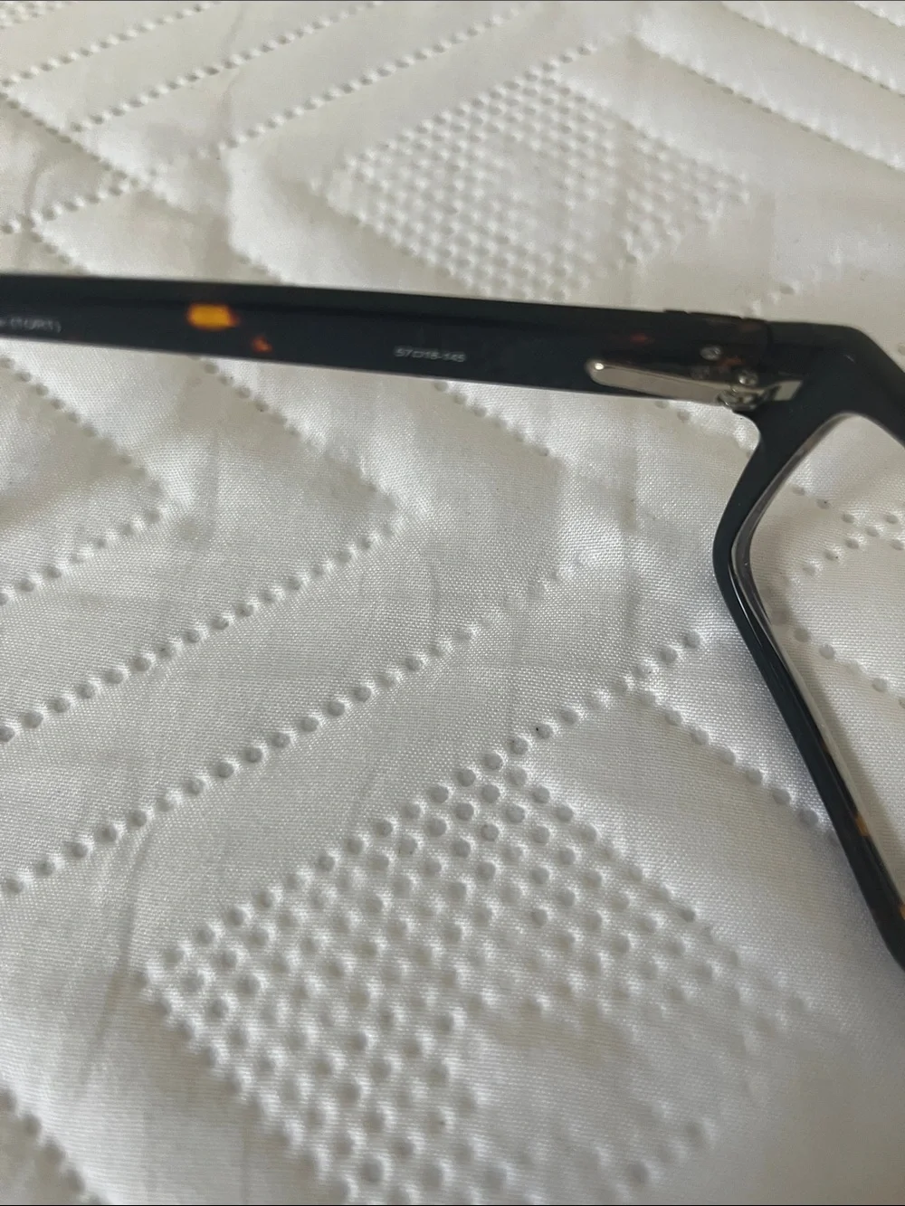 Rectangular Tortoiseshell Eyeglass Frames - Classic Brown/Black